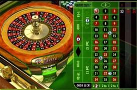 3 wheel roulette table