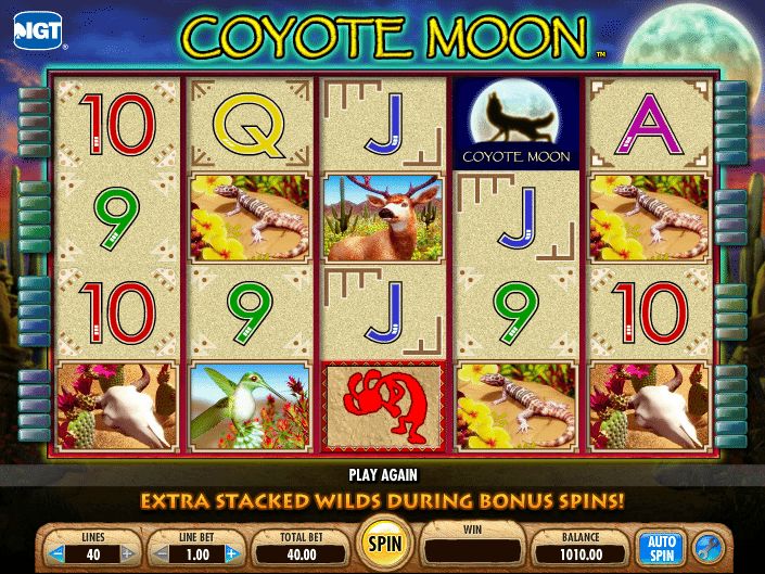 Slots Online Coyote Moon